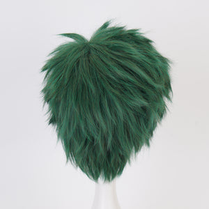 Rulercosplay Twisted Wonderland Trey Green Short Cosplay Wig