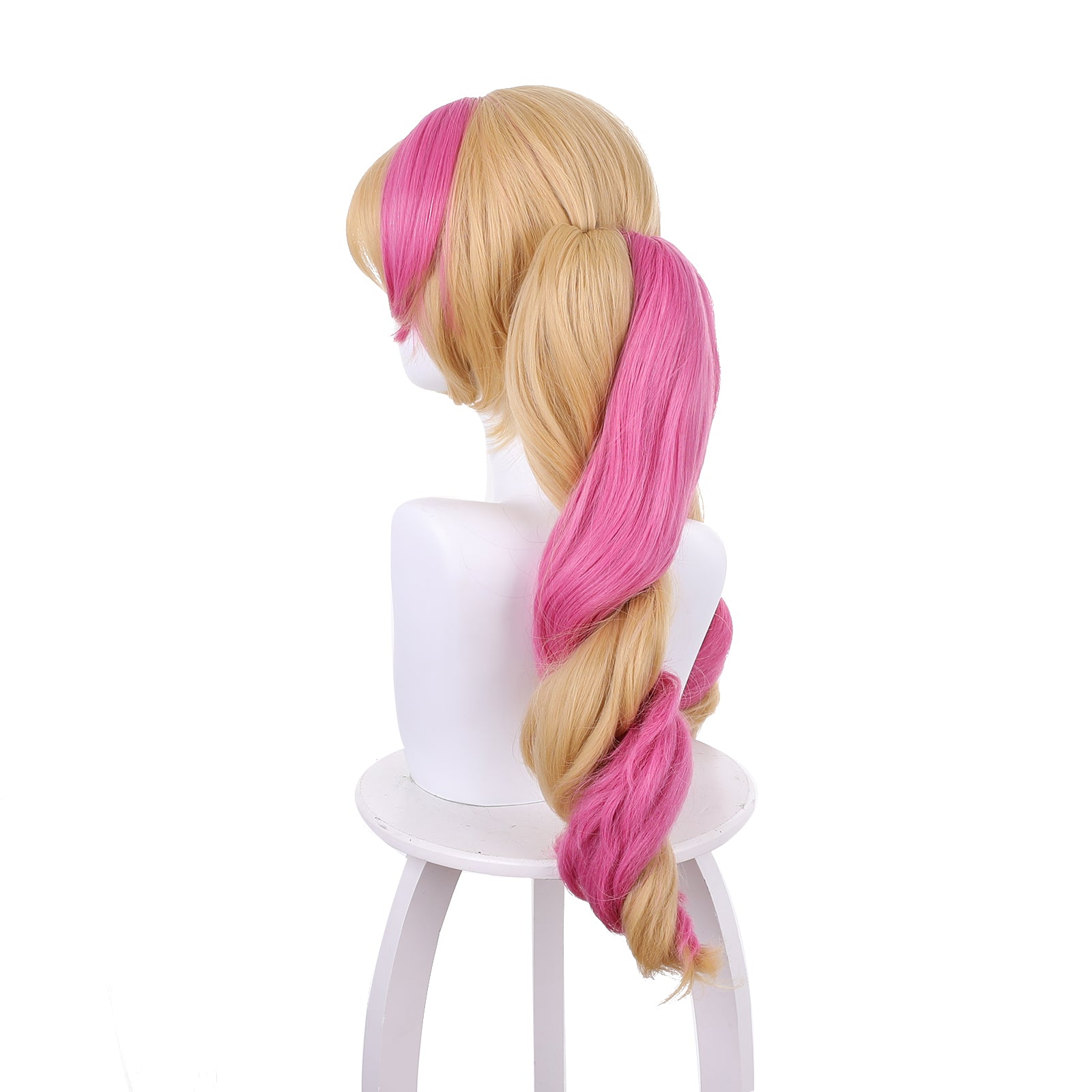 Rulercosplay Game League of Legends LOL Gwen Yellow peach pink Long Cosplay Wig