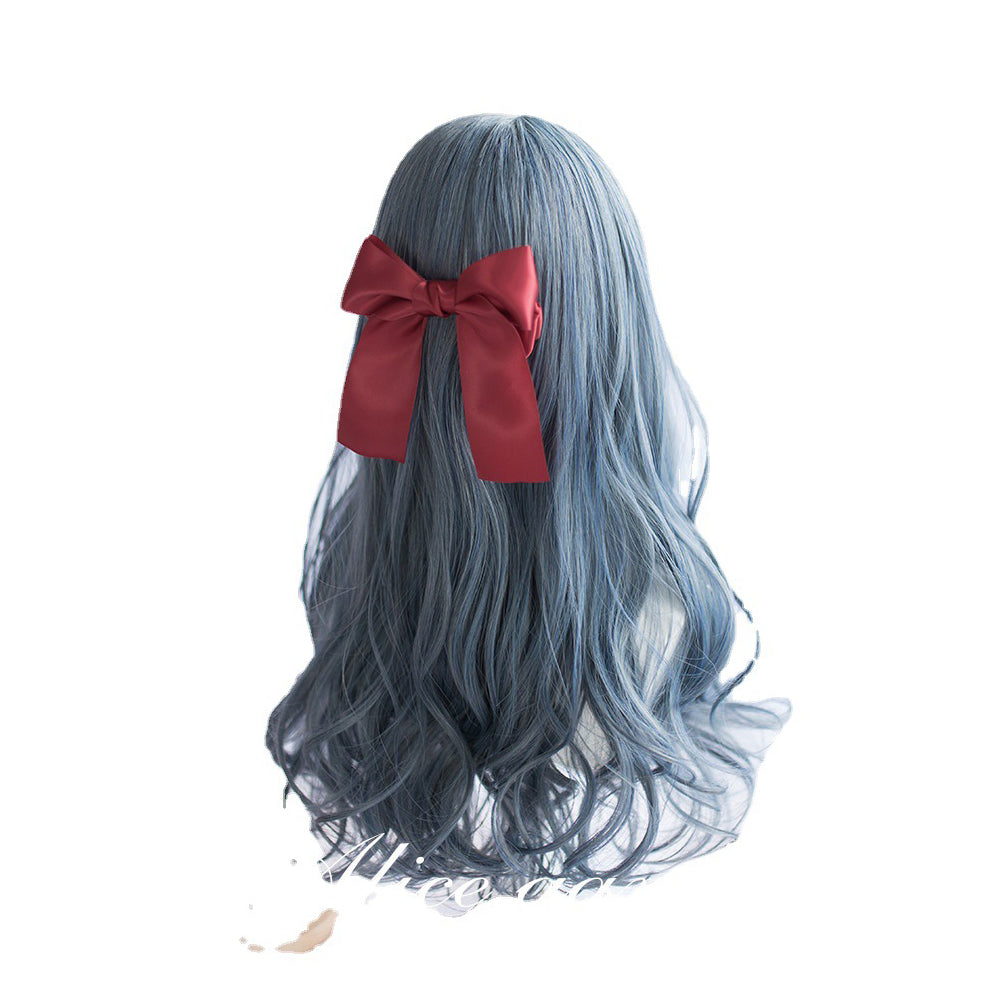 Rulercosplay Rainbow Candy Wigs Gray Long Lolita Wig