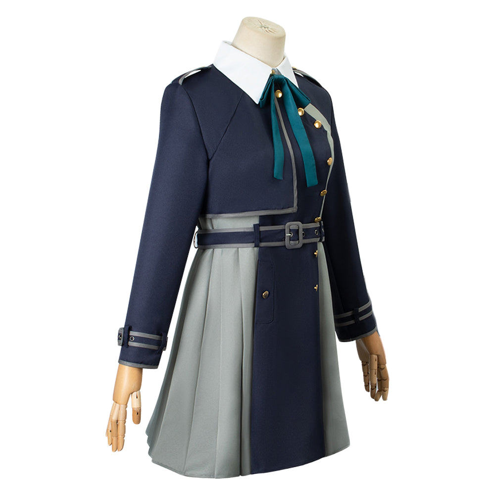 Rulercosplay Anime Lycoris Recoil Inoue Takina Blue uniform Cosplay Costume