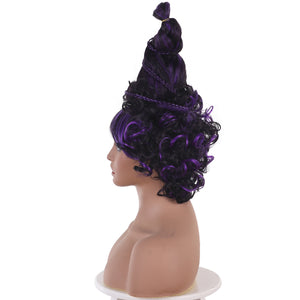 Rulercosplay Hocus Pocus 2 Mary Sanderson Purple Short Movie Cosplay Halloween cosplay Wig Special Wig