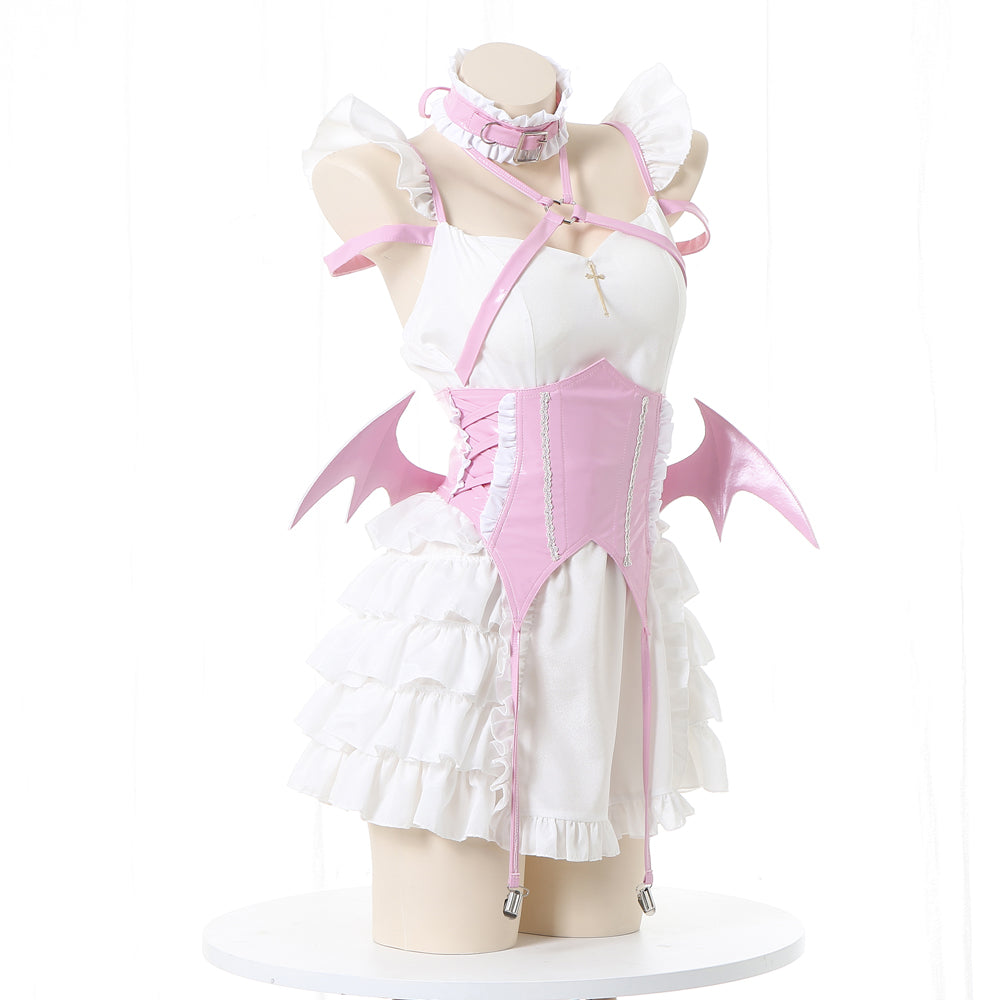 Amazoncom Anime Card Captor Sakura Cosplay Costume Pink Dress Battle Suit  with Hat Women Halloween Outfits3XLxiaoying  Clothing Shoes  Jewelry