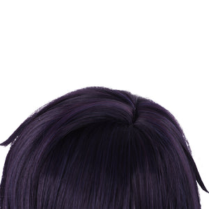 Rulercosplay Anime Virtual vtuber Shoto Dark purple Short Cosplay Wig
