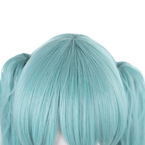 Rulercosplay Vocaloid Hatsune Miku Sixteenth Anniversary Blue-White EX-Long Cosplay Wig