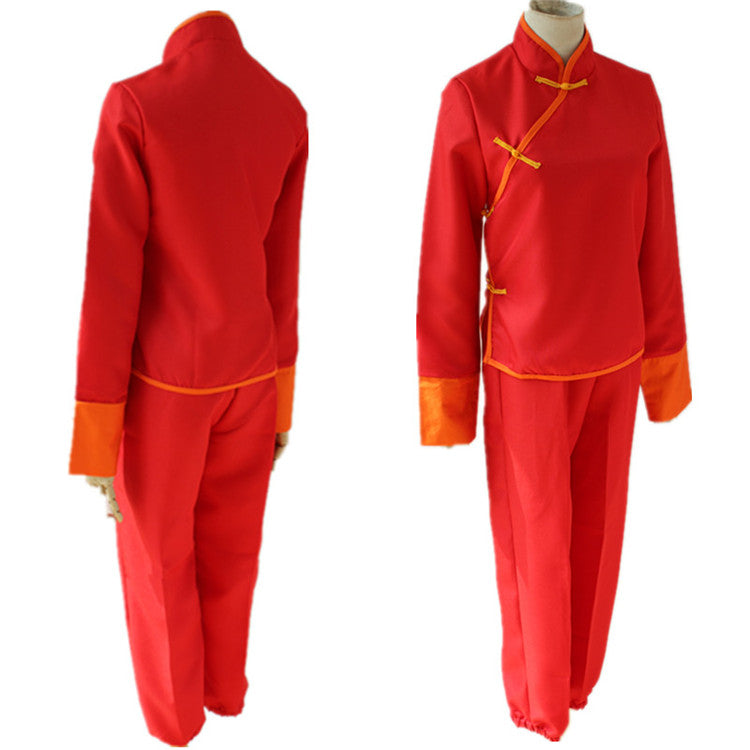 Rulercosplay Anime GINTAMA Kagura Red Suit Cosplay Costume