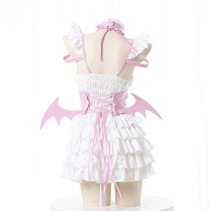 Rulercosplay Black Pink Red Little Devil Dress Sexy Cosplay Costume