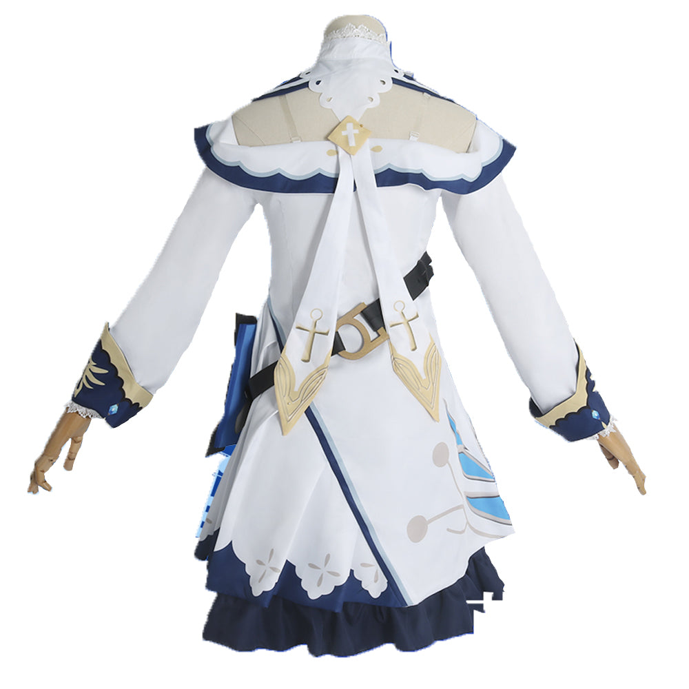 Rulercosplay Genshin Impact Barbara White Dress Cosplay Costume
