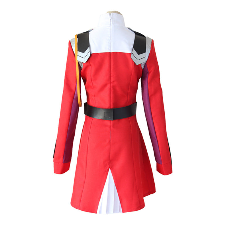 Rulercosplay DARLING in the FRANXX ZERO TWO Red Dress Cosplay Costume