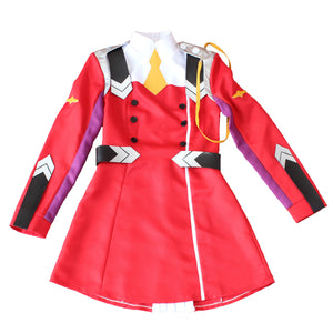 Rulercosplay DARLING in the FRANXX ZERO TWO Red Dress Cosplay Costume