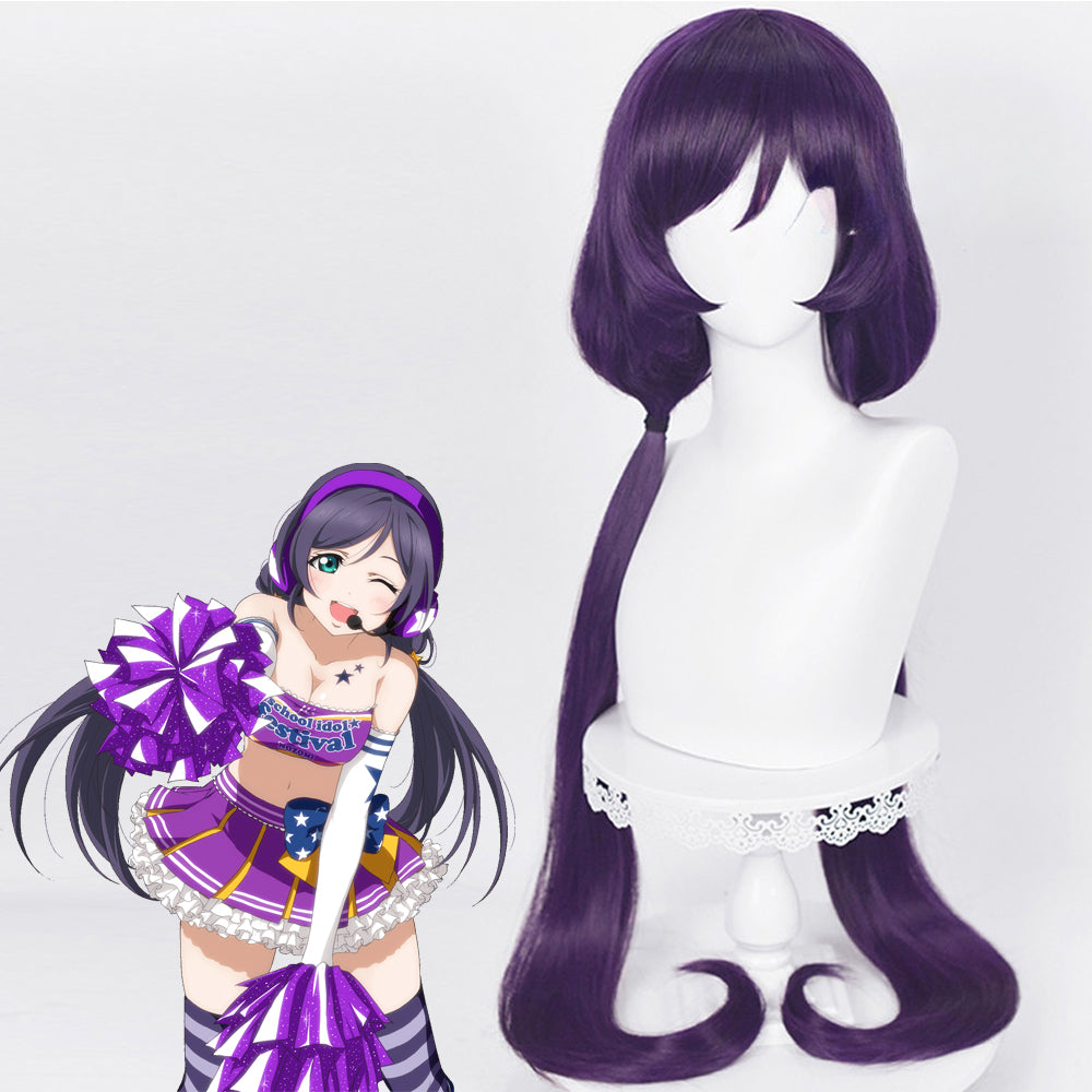 Rulercosplay Anime Love Live School Idol Project Nozomi Tojo Purple Long Cosplay Wig