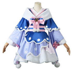 Rulercosplay Vocaloid Hatsune 2023 Snow MIKU Blue Dress Cosplay Costume