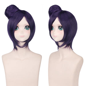 Rulercosplay Anime NARUTO Akatsuki Konan Purple Short Cosplay Wig