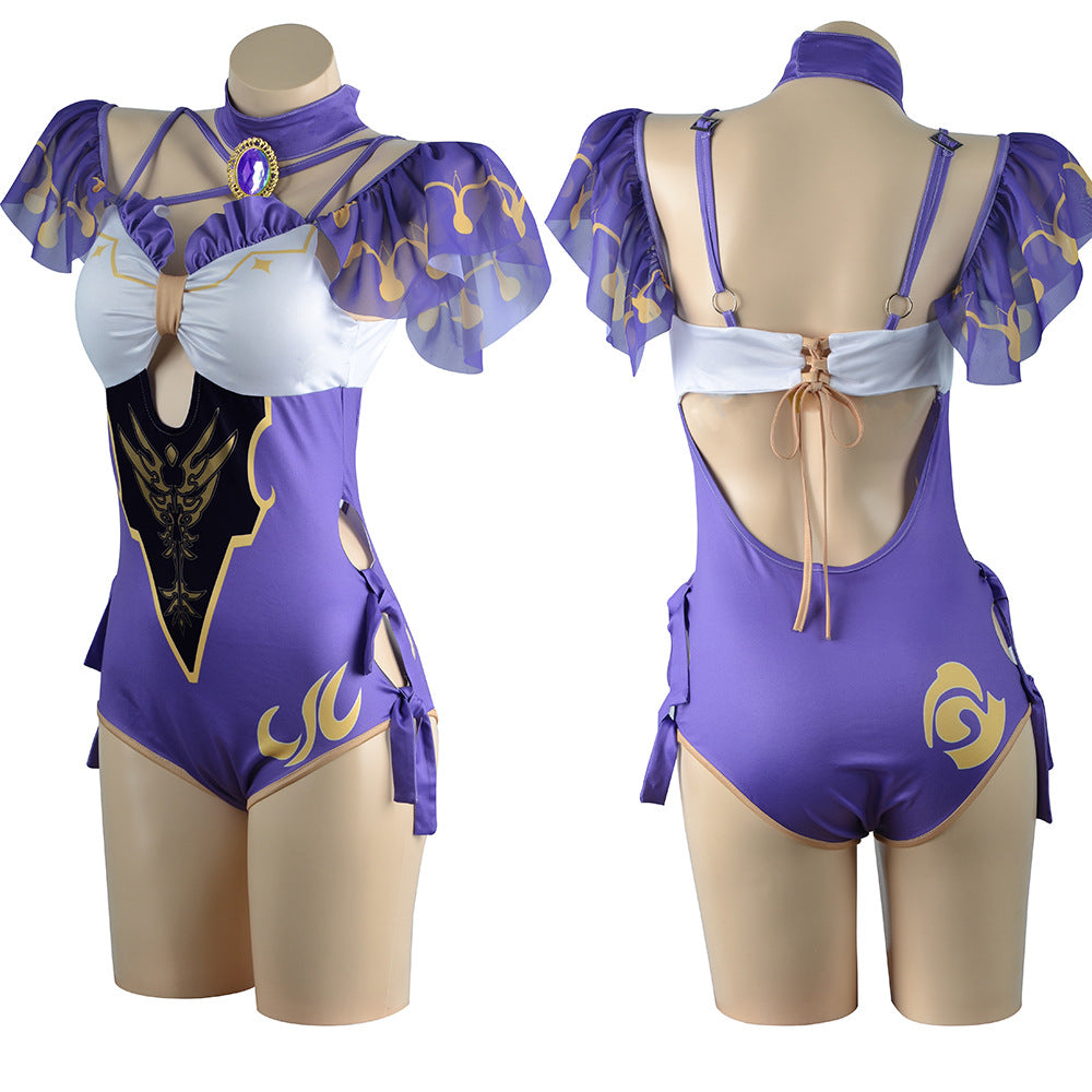 Rulercosplay Genshin impact Lisa Swimsuit Game Cosplay Costume