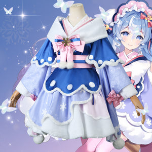 Rulercosplay Vocaloid Hatsune 2023 Snow MIKU Blue Dress Cosplay Costume