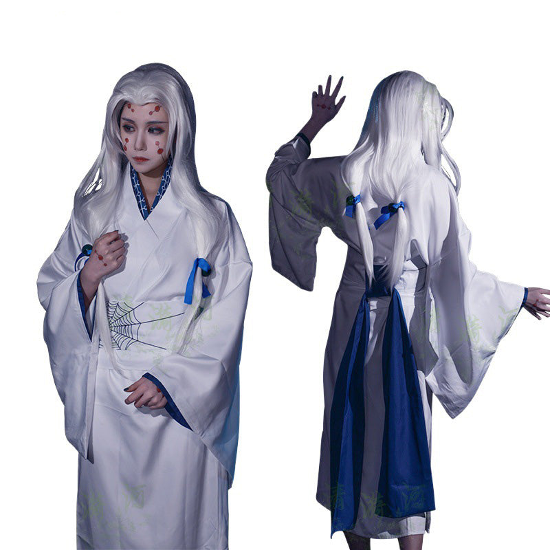 Rulercosplay Anime Demon Slayer Rui's sister Ladies Kimono Cosplay Costume