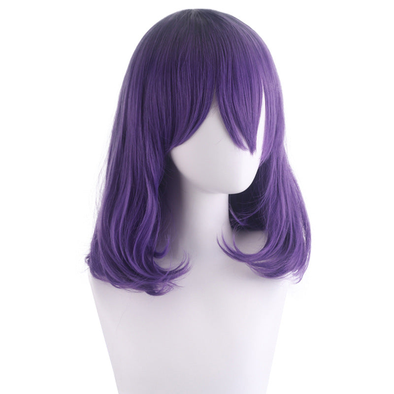 Rulercosplay Anime Vermeil purple short Cosplay Wig