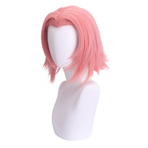 Rulercosplay Anime NARUTO Haruno Sakura Pink Short Cosplay Wig