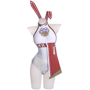 Rulercosplay Game Genshin Impact Yae Miko Swimsuit Cosplay Costume