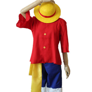 Rulercosplay Anime ONE PIECE Monkey D  Luffy Cosplay Costume