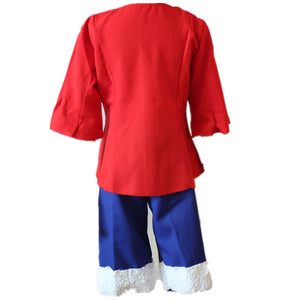 Rulercosplay Anime ONE PIECE Monkey D  Luffy Cosplay Costume