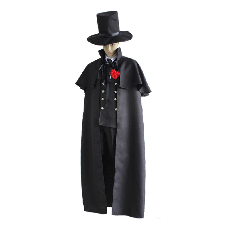 Rulercosplay Anime Black Butler Ciel Phantomhive Black Cosplay Costume
