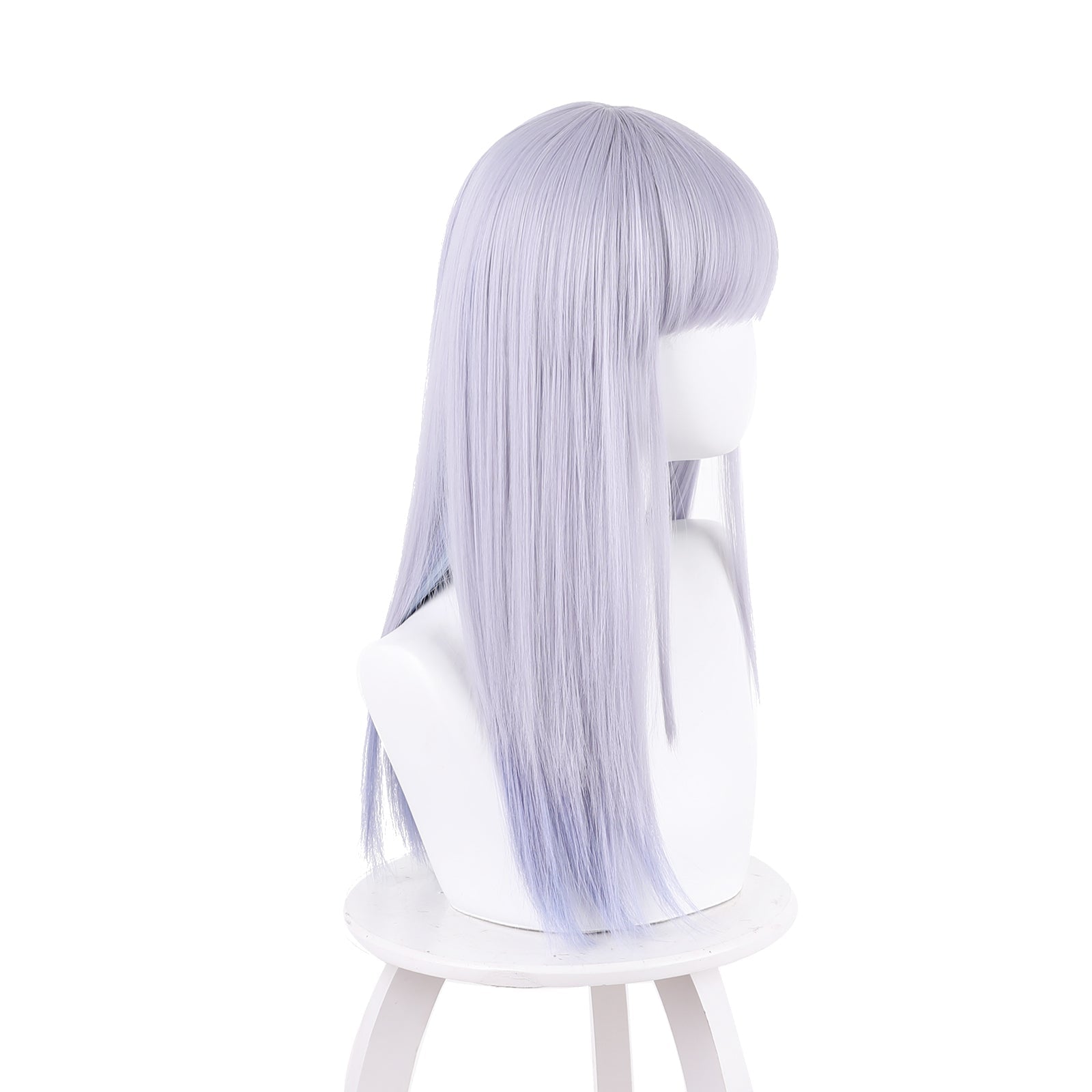 Rulercosplay Anime Aharen-san wa Hakarenai Aharen Reina Grey purple gradient blue purple inner sky blue Medium Cosplay Wig - Rulercosplay