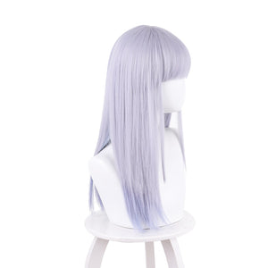 Rulercosplay Anime Aharen-san wa Hakarenai Aharen Reina Grey purple gradient blue purple inner sky blue Medium Cosplay Wig - Rulercosplay