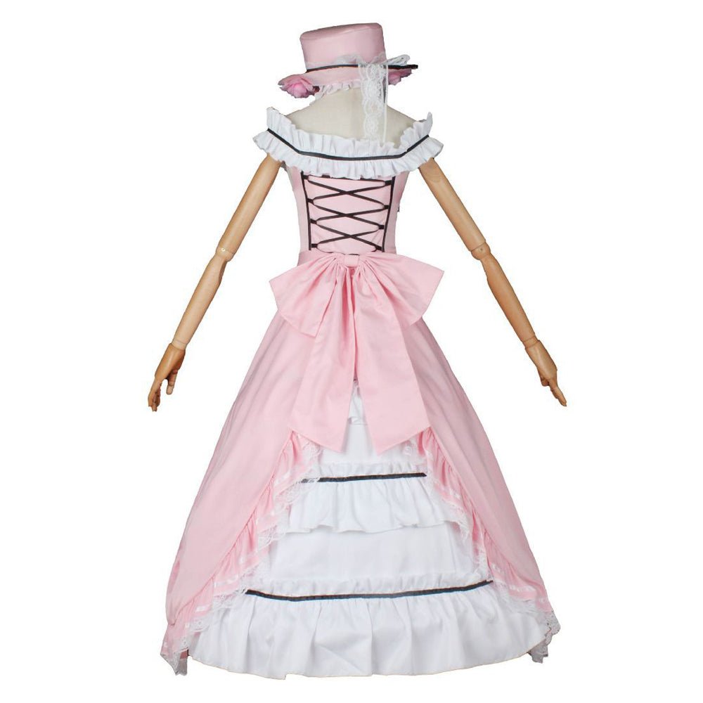 Rulercosplay Anime Black Butler Ciel Phantomhive Pink Dress Cosplay Costume - Rulercosplay