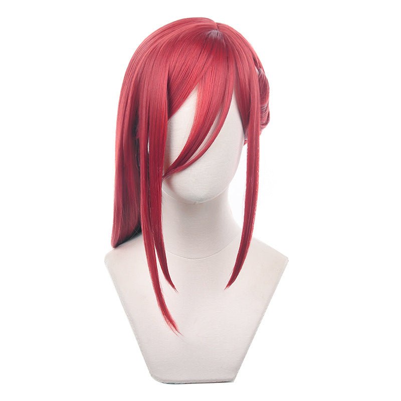 Rulercosplay Anime BLUE LOCK Hyouma Chigiri Red Long Cosplay Wig - Rulercosplay