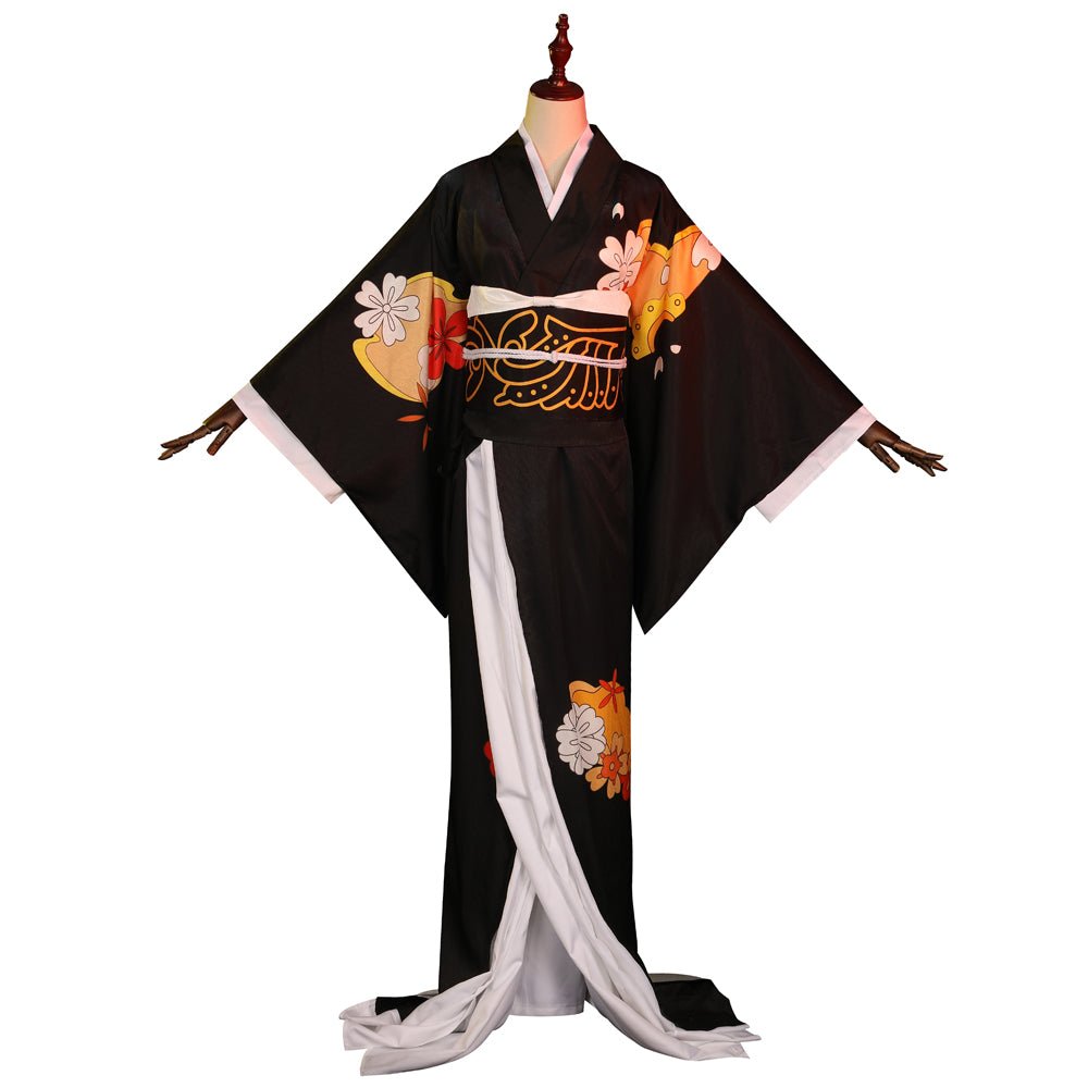 Rulercosplay Anime Demon Slayer Kibutsuji Muzan Ladies Kimono Cosplay Costume - Rulercosplay