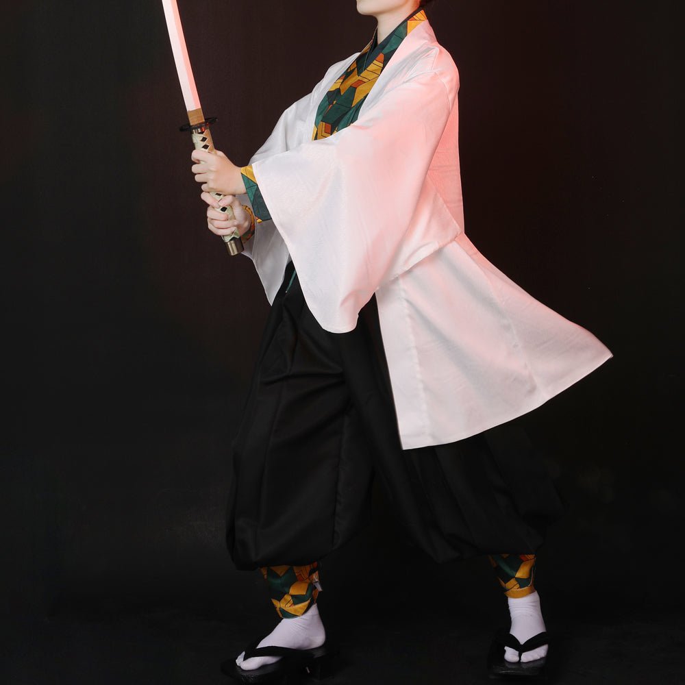 Rulercosplay Anime Demon Slayer Sabito Uniform Cosplay Costume - Rulercosplay
