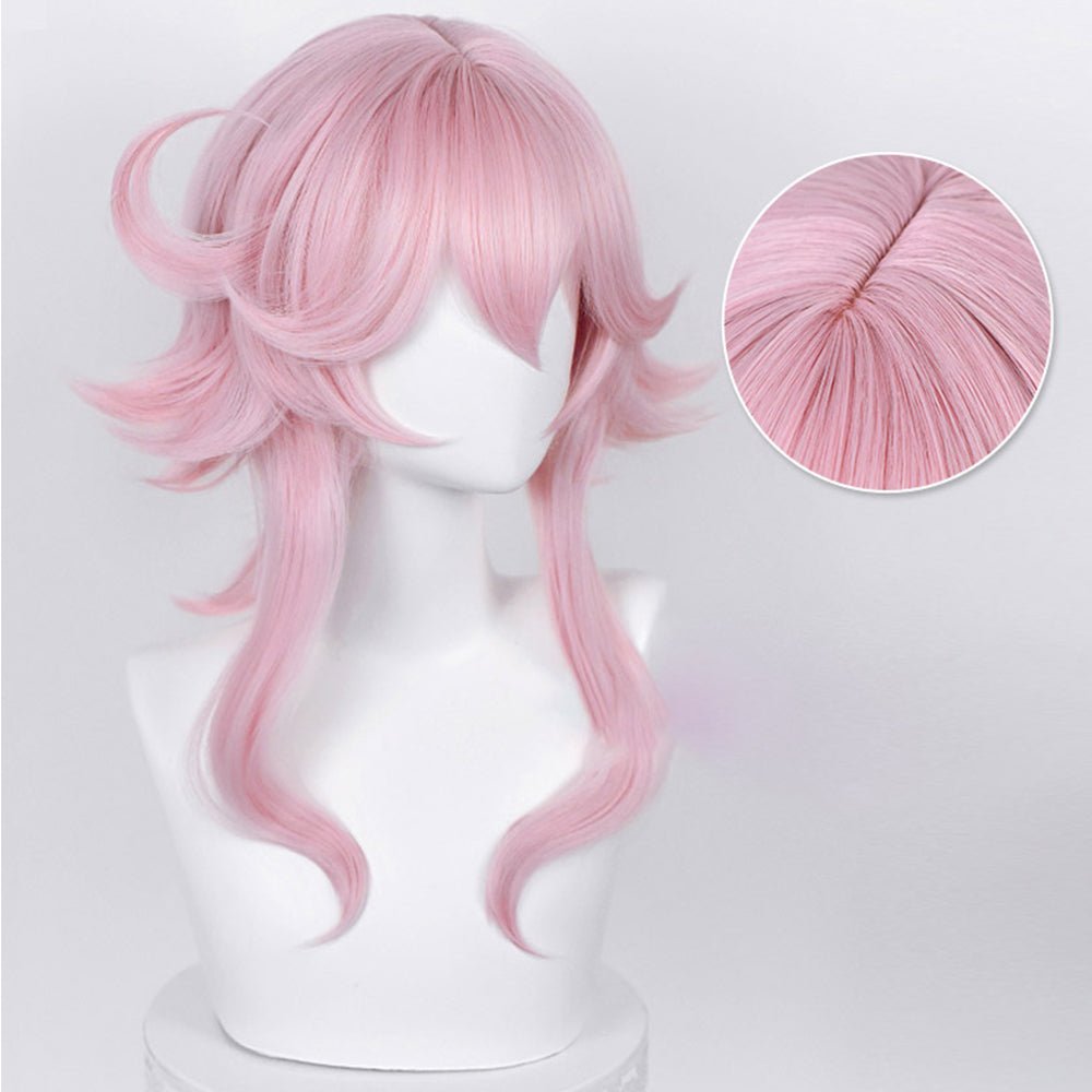 Rulercosplay Anime Genshin Impact Dori Pink Medium Cosplay Wig - Rulercosplay
