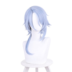Rulercosplay Anime Genshin Impact Kamisato Ayato Light blue Medium Cosplay Wig - Rulercosplay