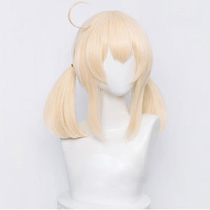 Rulercosplay Anime Genshin Impact Klee Light Golden Medium Cosplay Wig - Rulercosplay