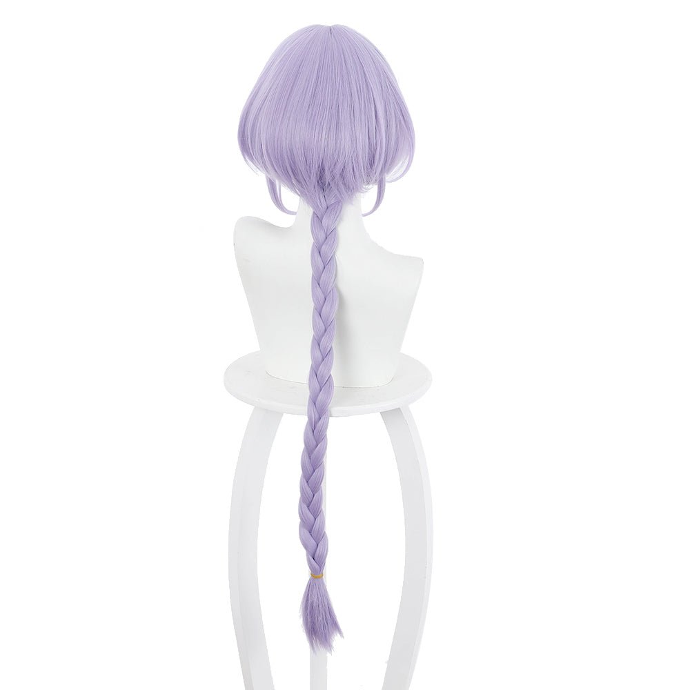 Rulercosplay Anime Genshin Impact Qiqi Light grayish purple Long Cosplay Wig - Rulercosplay