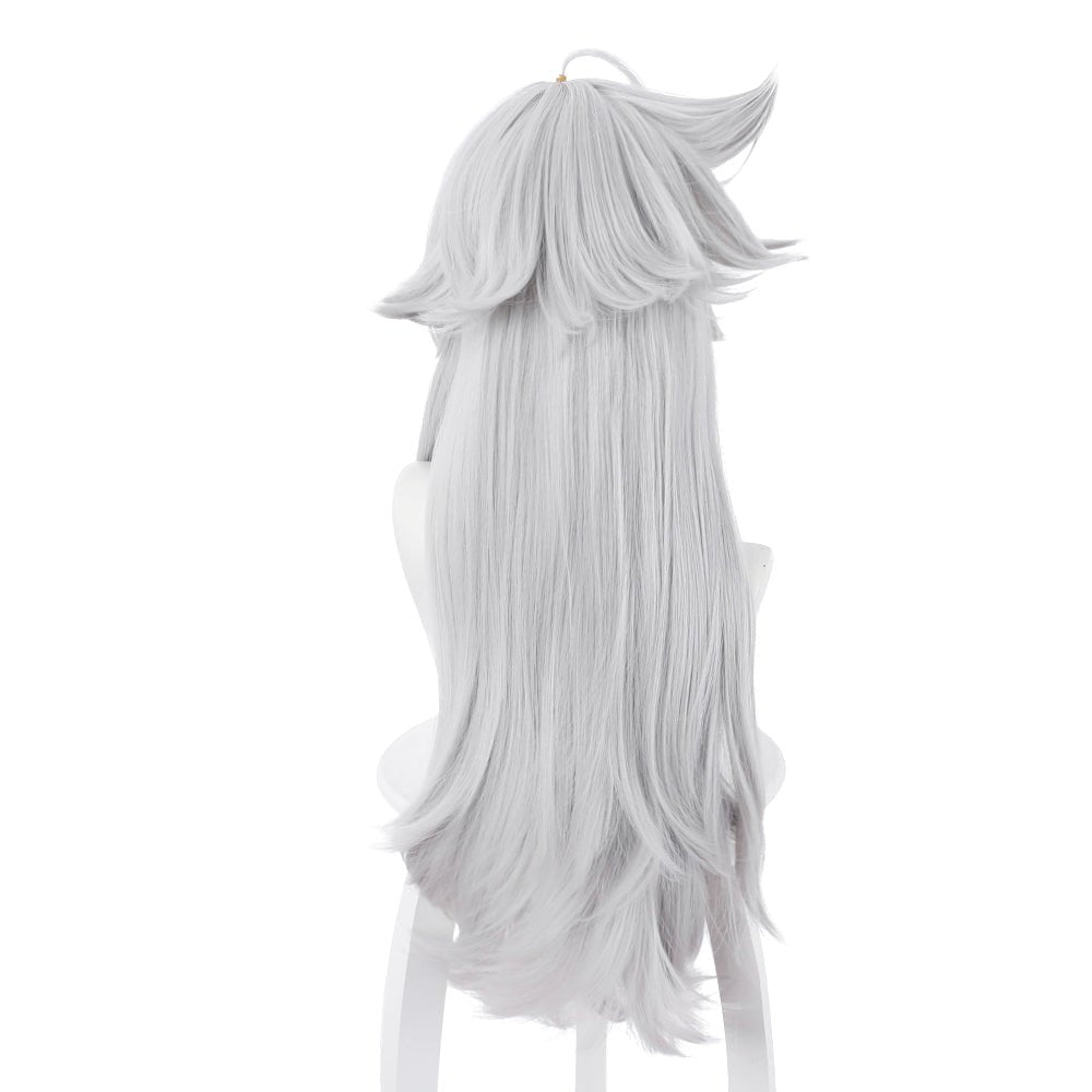 Rulercosplay Anime Genshin Impact Razor Silver gray Long Cosplay Wig - Rulercosplay