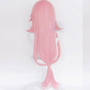 Rulercosplay Anime Genshin Impact Yae Miko Pink Long Cosplay Wig - Rulercosplay