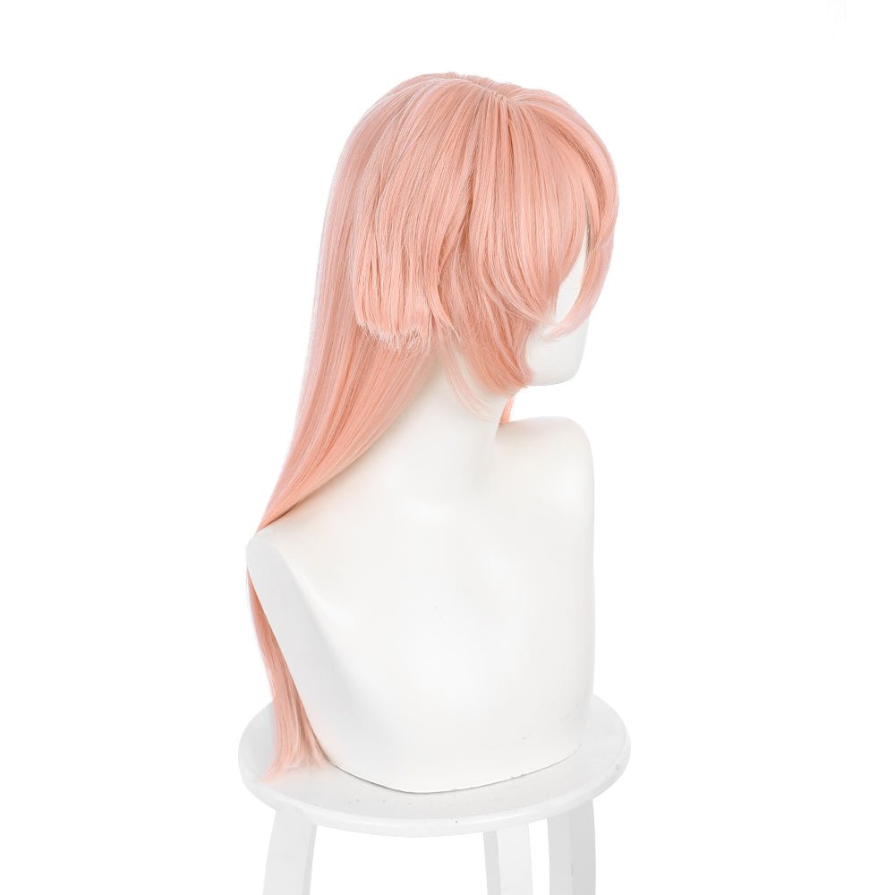 Rulercosplay Anime Genshin Impact Yanfei Pink Medium Cosplay Wig - Rulercosplay
