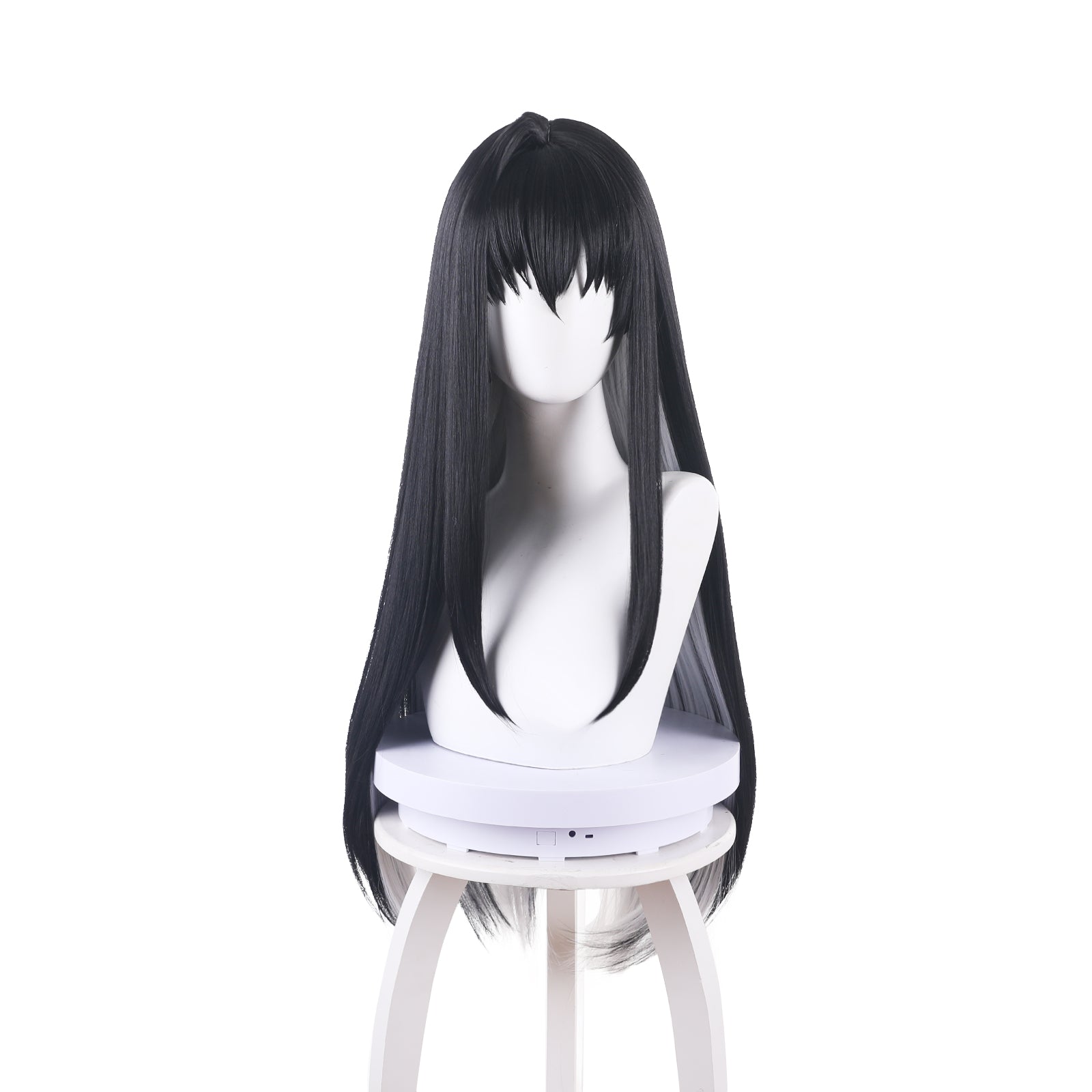 Rulercosplay Anime Invented Inference Yuki-Onna Black Long Cosplay Wig - Rulercosplay